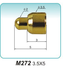 Spring contact pin
