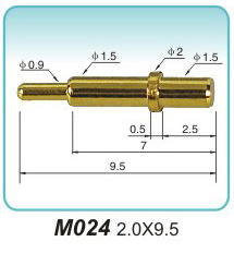 Spring contact pin M024 2.0x9.5