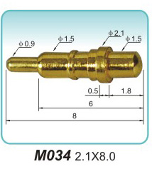 Current stylus M034 2.1X8.0