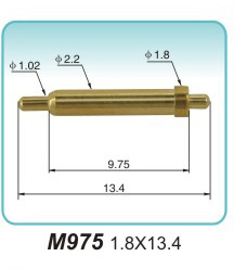 Signal contact pin M975 1.8X13.4Contact pin Production