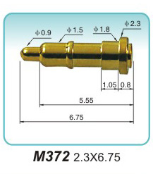 Spring contact pin