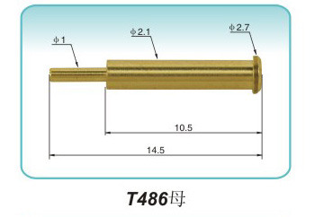 Pin type T486pogopin pogopin connector Thimble connector magnetic pogo pin connector