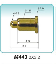 POGO PIN M443 2X3.2Solder-cup Pogo Pin Direct sales