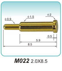 POGO PIN M022 2.0x8.5pogo pin connector company