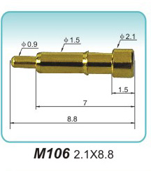 Spring contact needle M1062.1x8.8