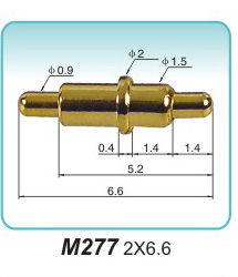 Double-ended spring thimble M277 2X6.6pogo connector Vendor
