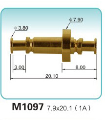 Double-ended spring thimble M1097 7.9x20.1 (1A)padlock probes Vendor