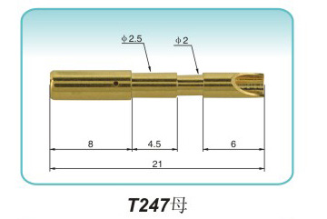 Pin type T247pogopin pogopin connector Thimble connector magnetic pogo pin connector