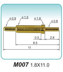 Spring probe M007 1.8x11.0